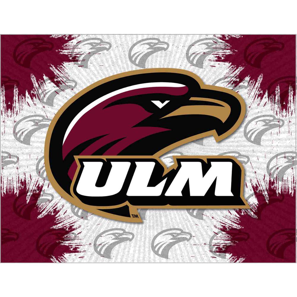 Louisiana-Monroe 24" x 32" Officially Licensed Logo Canvas. Picture 1