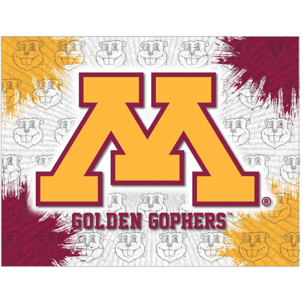 Minnesota 24" x 32" Officially Licensed Logo Canvas. Picture 1