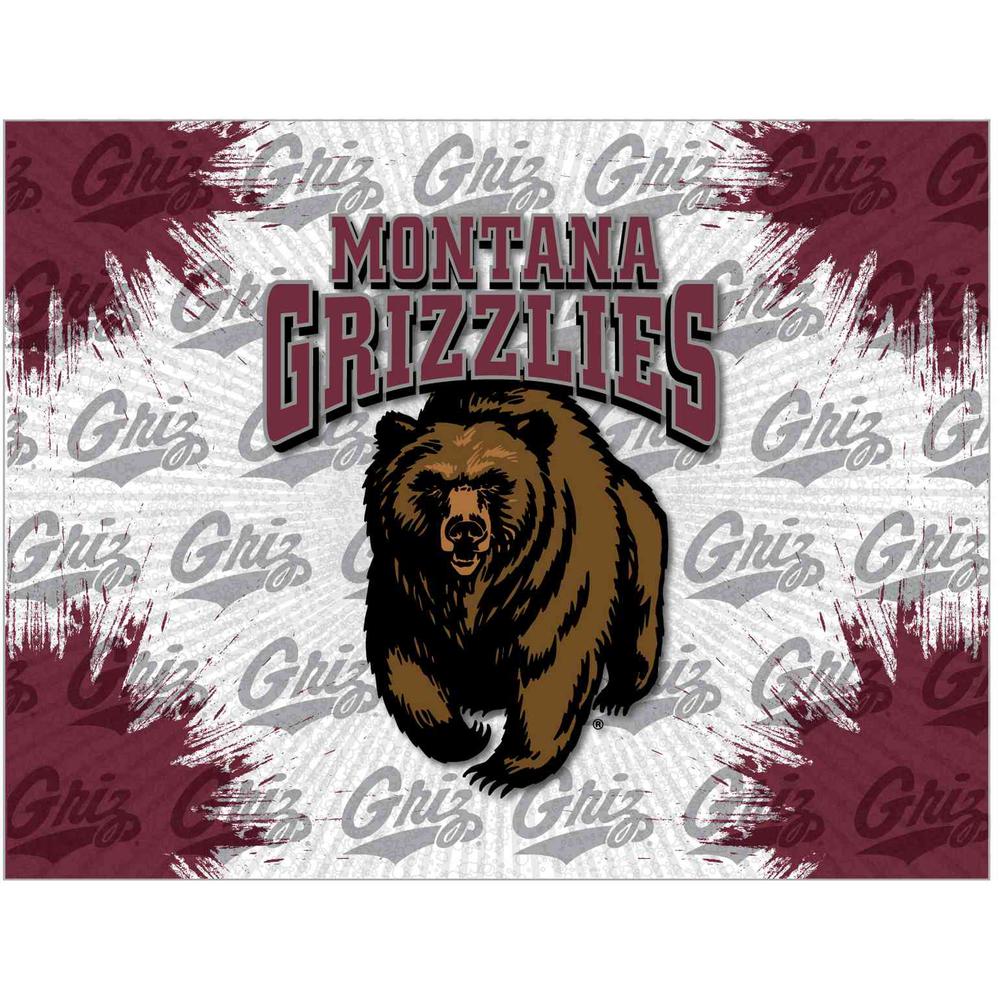 Montana 24" x 32" Officially Licensed Logo Canvas. Picture 1