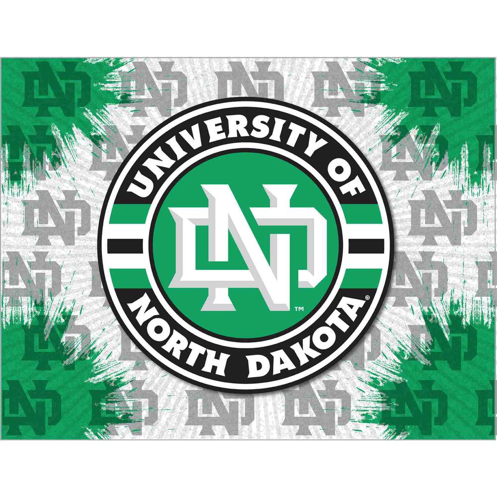 North Dakota 24" x 32" Officially Licensed Logo Canvas. Picture 1