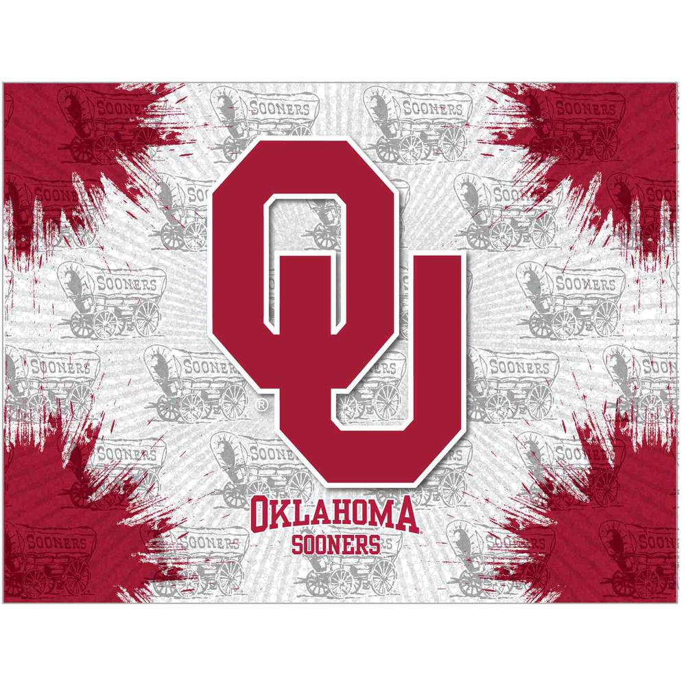 Oklahoma 24" x 32" Officially Licensed Logo Canvas. Picture 1