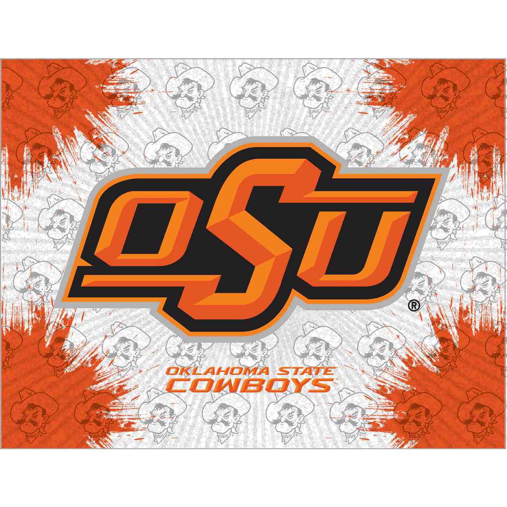 Oklahoma State 24" x 32" Officially Licensed Logo Canvas. Picture 1