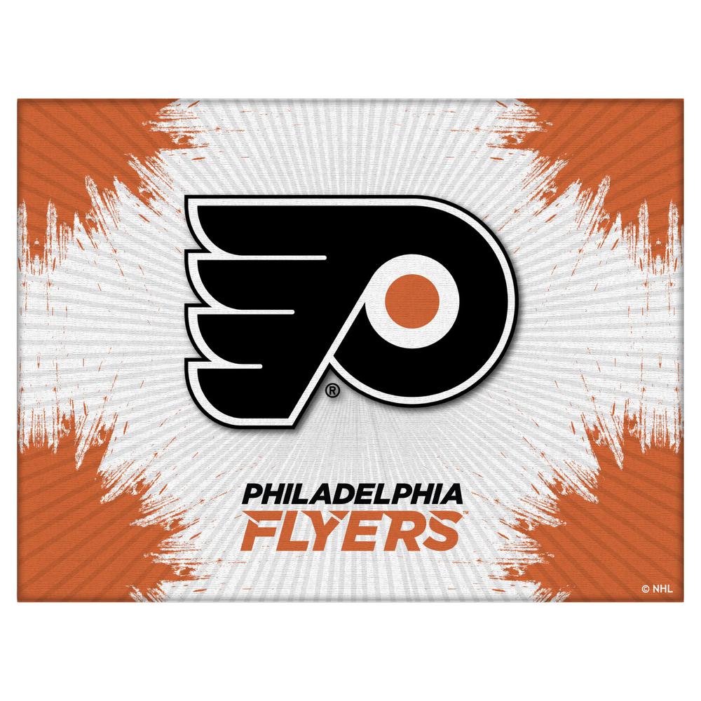 Philadelphia Flyers 24" x 32" Officially Licensed Logo Canvas. Picture 1