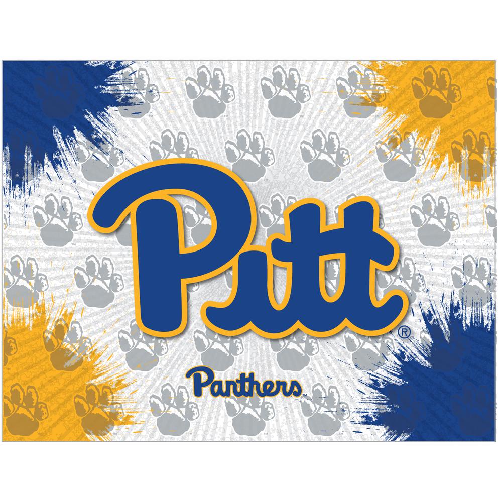 Pitt 24" x 32" Officially Licensed Logo Canvas. Picture 1