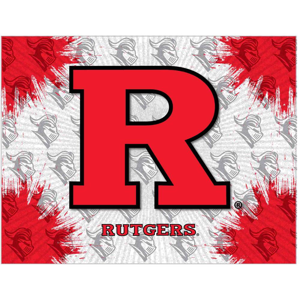 Rutgers 24" x 32" Officially Licensed Logo Canvas. Picture 1