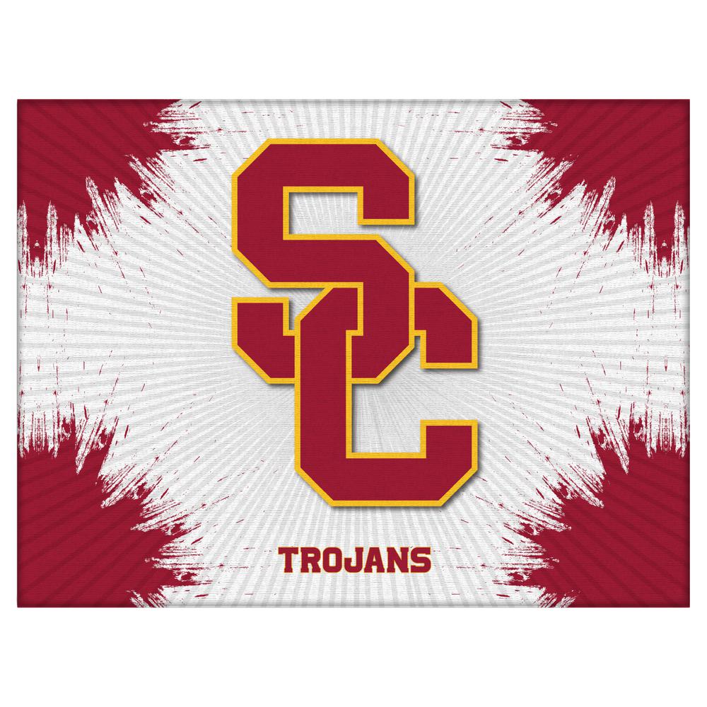 USC Trojans 24" x 32" Officially Licensed Logo Canvas. Picture 1