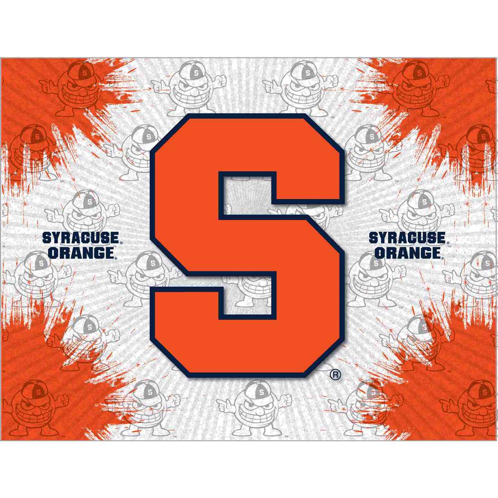 Syracuse 24" x 32" Officially Licensed Logo Canvas. Picture 1