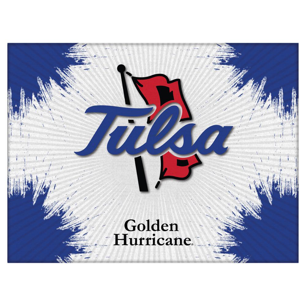 Tulsa 24" x 32" Officially Licensed Logo Canvas. Picture 1
