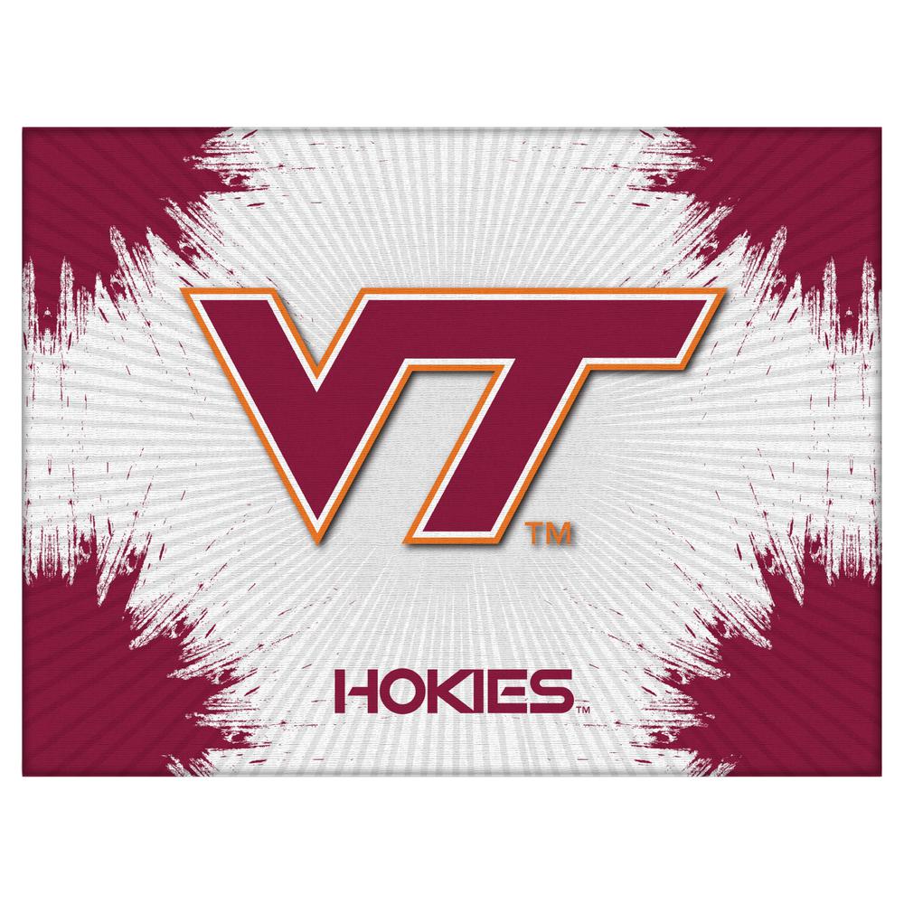 Virginia Tech 24" x 32" Officially Licensed Logo Canvas. Picture 1