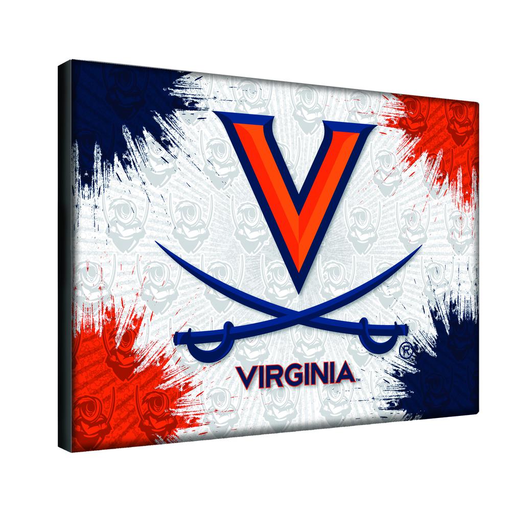 Virginia 24" x 32" Officially Licensed Logo Canvas. Picture 2