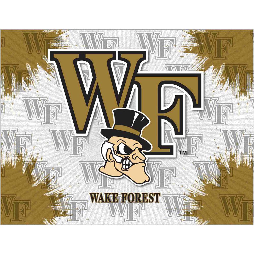 Wake Forest 24" x 32" Officially Licensed Logo Canvas. Picture 1