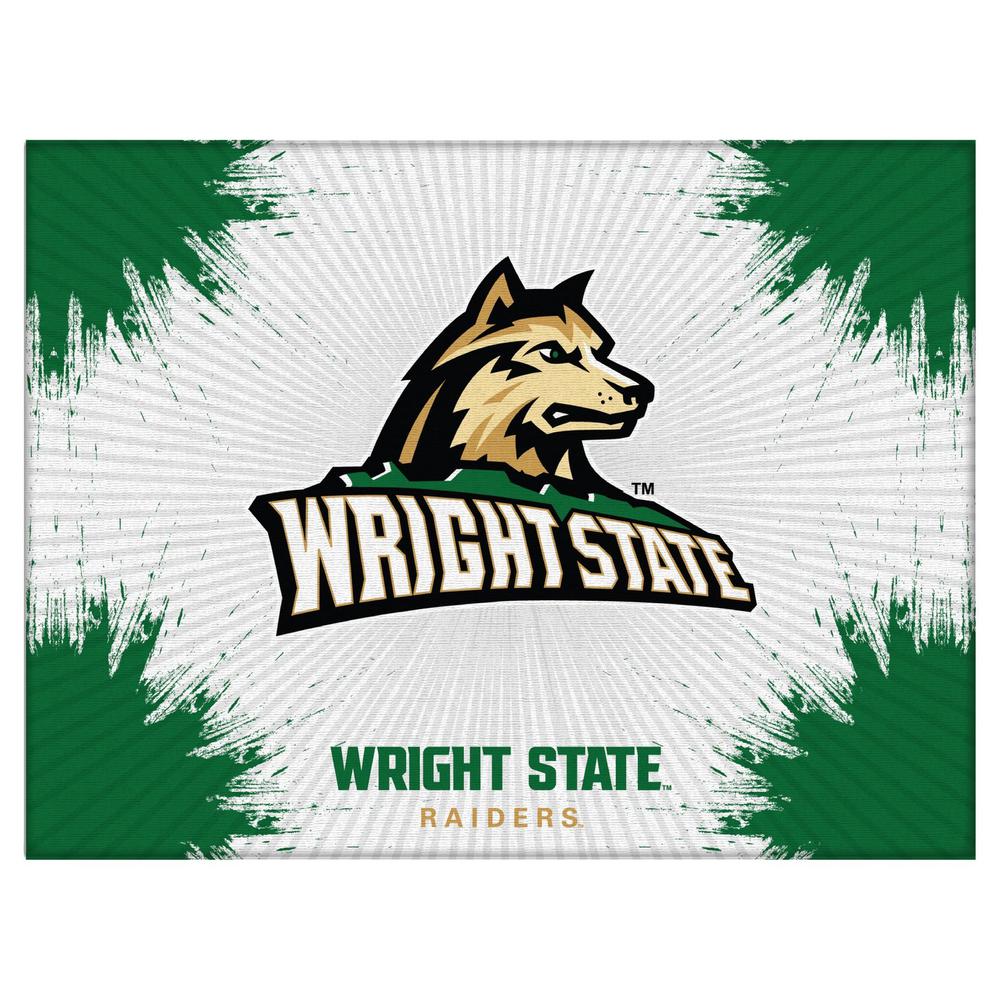 Wright State 24" x 32" Officially Licensed Logo Canvas. Picture 1