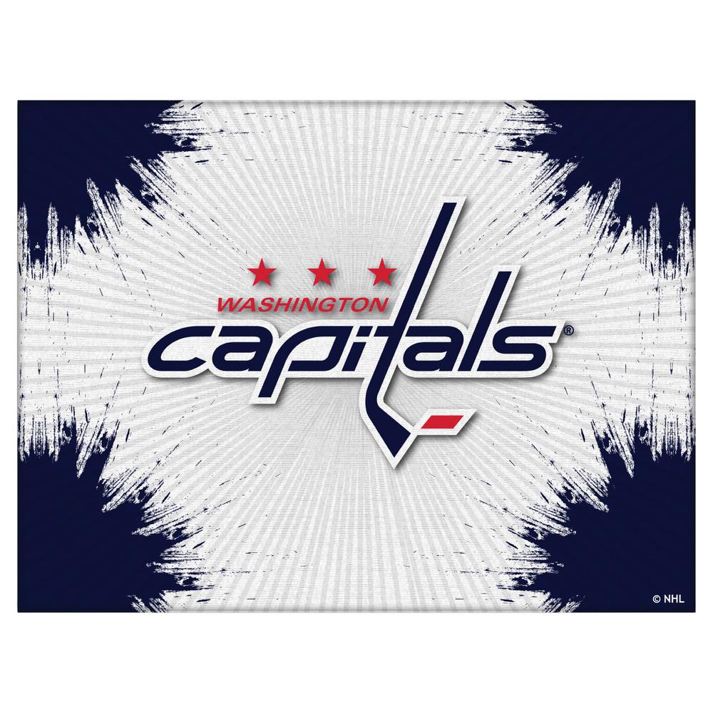 Washington Capitals 24" x 32" Officially Licensed Logo Canvas. Picture 1
