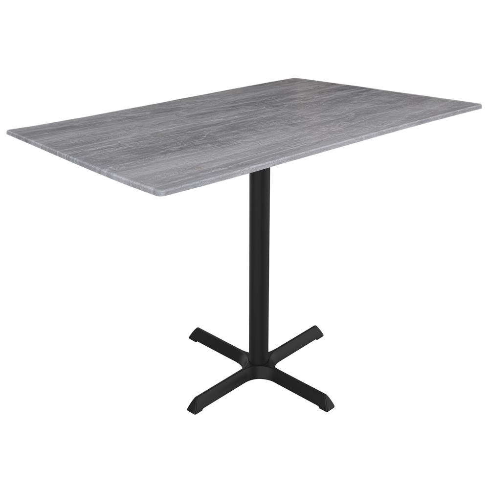42" Tall OD211 Indoor/Outdoor All-Season Table with 32" x 48" Greystone Top. Picture 1