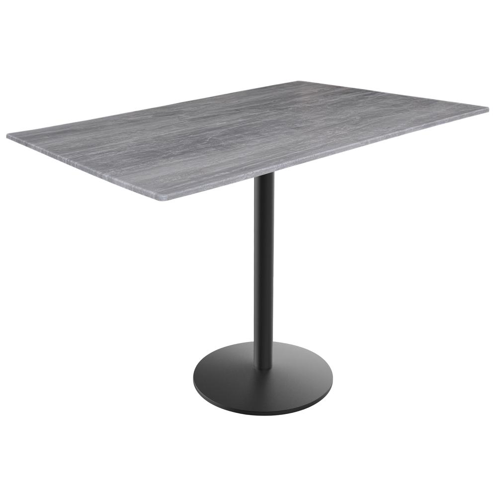 42" Tall OD214 Indoor/Outdoor All-Season Table with 32" x 48" Greystone Top. Picture 1