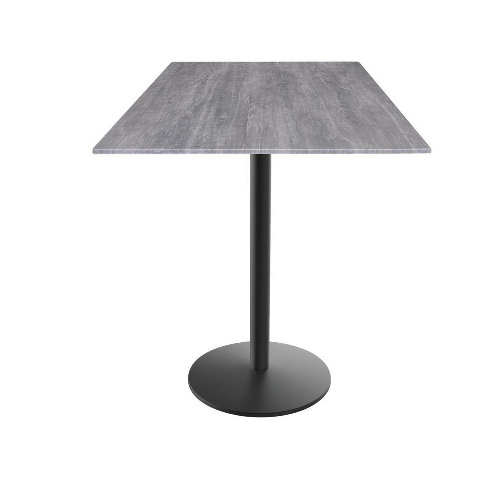 36" Tall OD214 Indoor/Outdoor All-Season Table with 36" x 36" Greystone Top. Picture 1