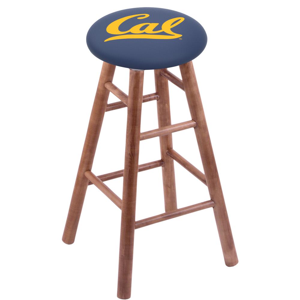 Maple Bar Stool in Medium Finish with Cal Seat. Picture 1