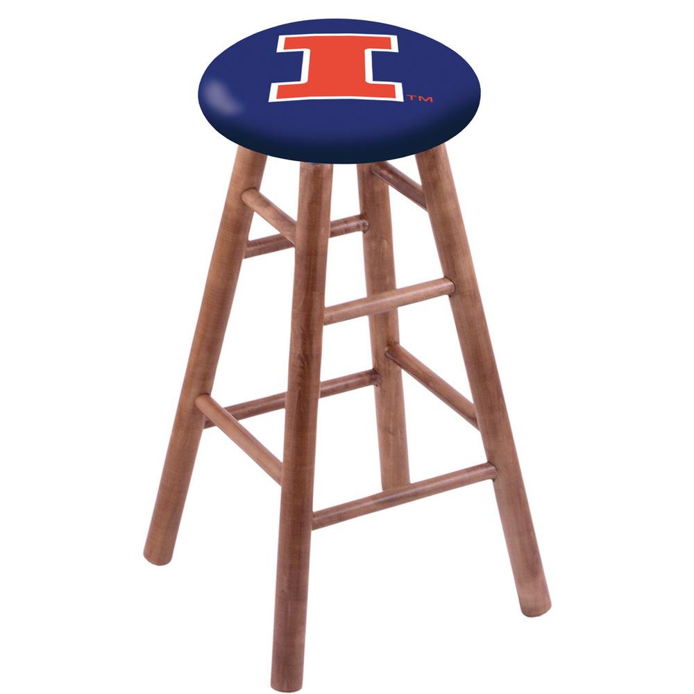 Maple Bar Stool in Medium Finish with Illinois Seat. Picture 1