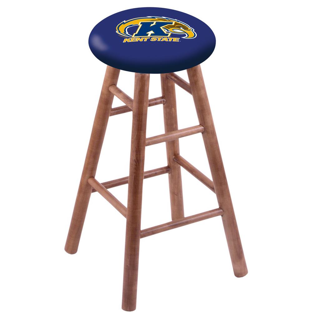 Maple Bar Stool in Medium Finish with Kent State Seat. Picture 1