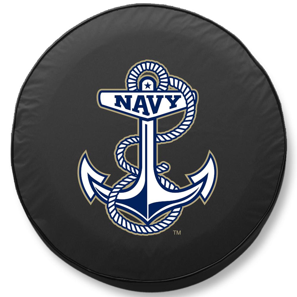 31 1/4 x 12 US Naval Academy (NAVY) Tire Cover. Picture 1
