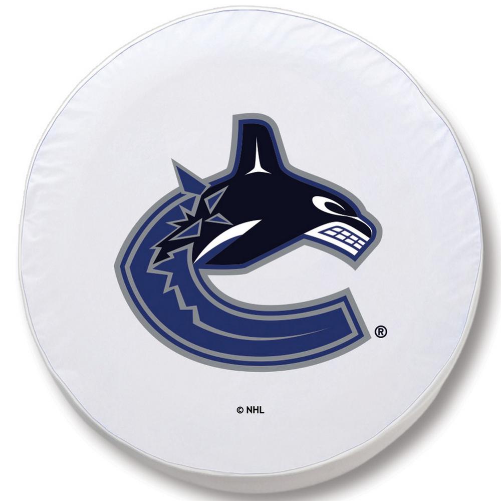 31 1/4 x 12 Vancouver Canucks Tire Cover. Picture 1