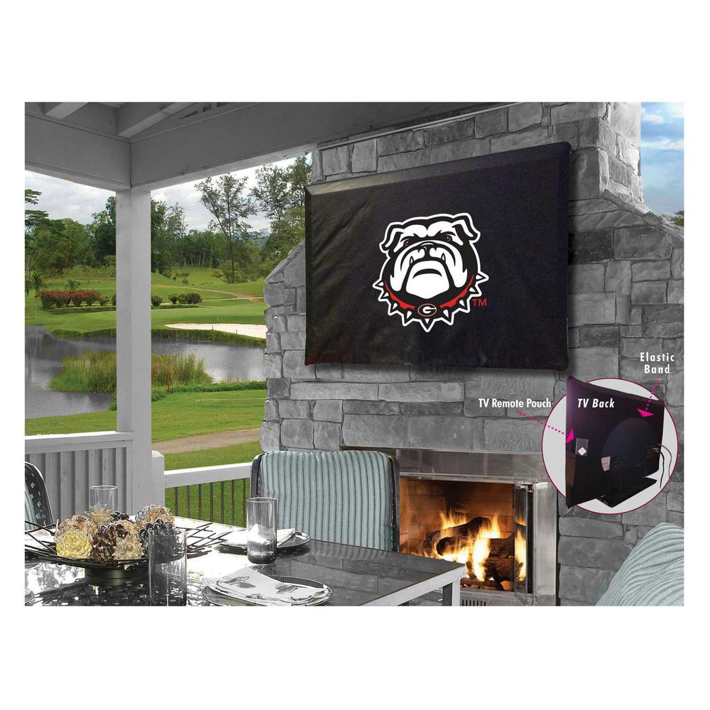 Georgia "Bulldog" TV Cover (TV sizes 40"-46") by Covers by HBS. Picture 1