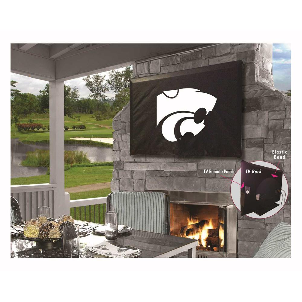 Kansas State TV Cover (TV sizes 40"-46") by Covers by HBS. Picture 1