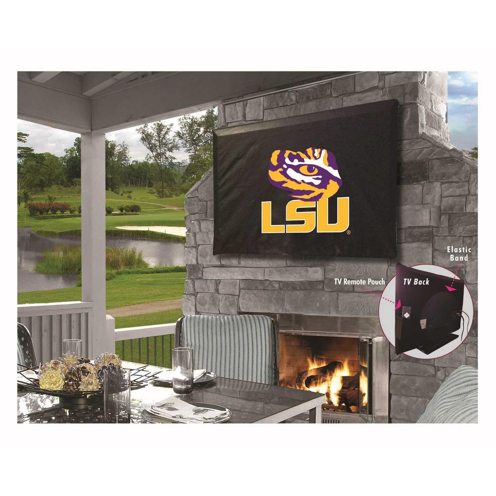 Louisiana State TV Cover (TV sizes 40"-46") by Covers by HBS. Picture 1