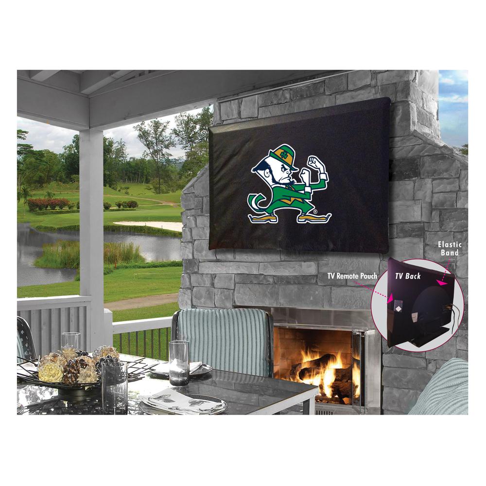 Notre Dame (Leprechaun) TV Cover (TV sizes 40"-46") by Covers by HBS. Picture 1