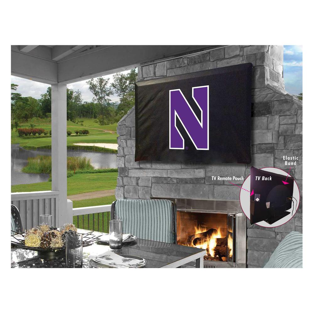 Northwestern TV Cover (TV sizes 40"-46") by Covers by HBS. Picture 1