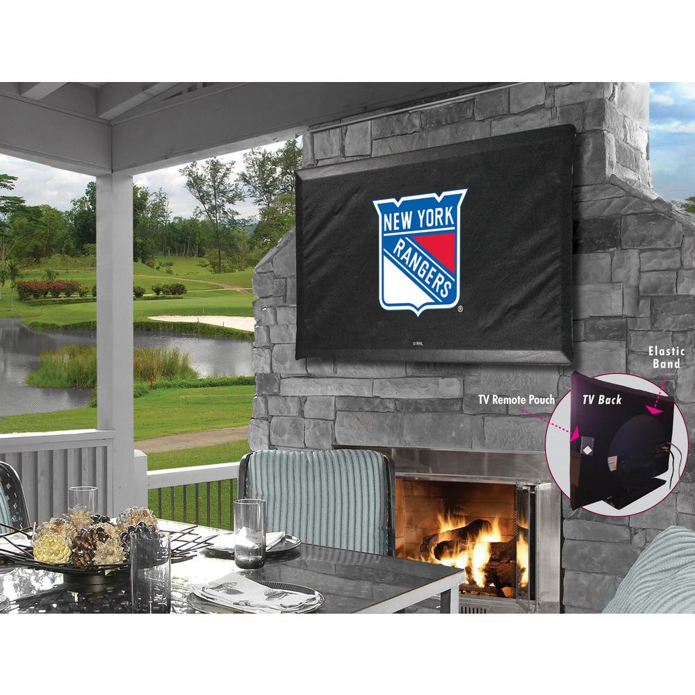 New York Rangers TV Cover (TV sizes 40"-46") by Covers by HBS. Picture 1