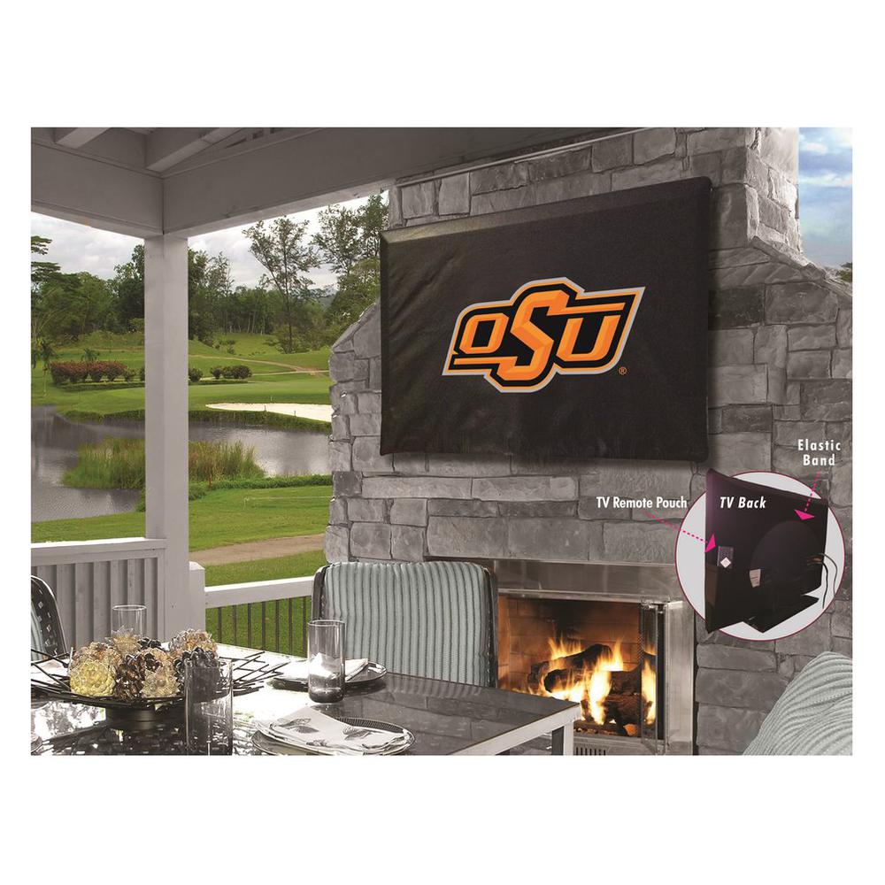 Oklahoma State TV Cover (TV sizes 40"-46") by Covers by HBS. Picture 1