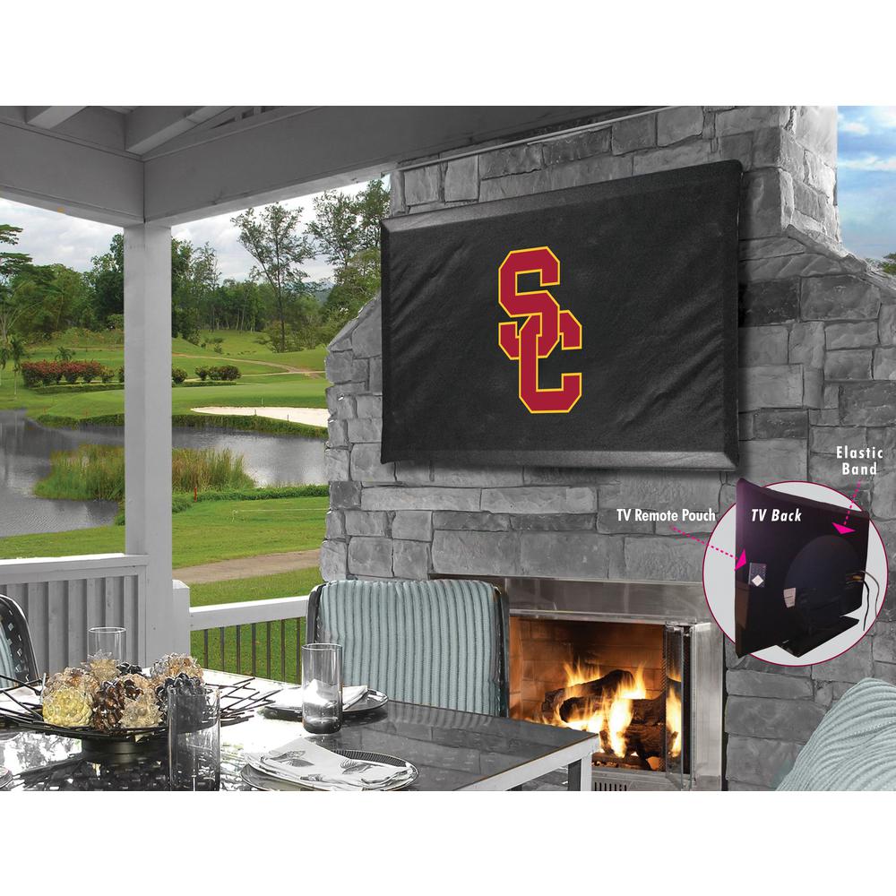 USC Trojans TV Cover (TV sizes 40"-46") by Covers by HBS. Picture 1