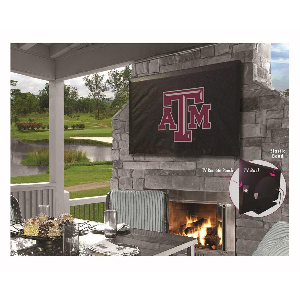 Texas A&M TV Cover (TV sizes 40"-46") by Covers by HBS. Picture 1