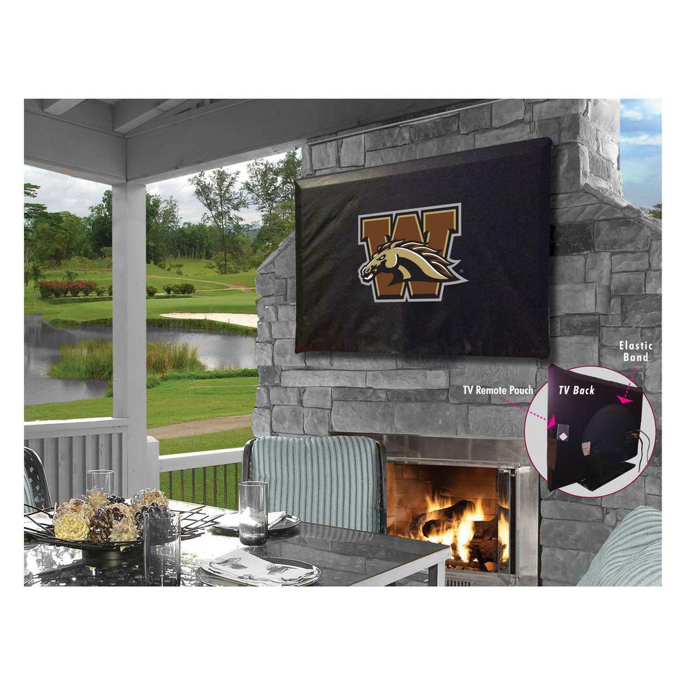 Western Michigan TV Cover (TV sizes 40"-46") by Covers by HBS. Picture 1