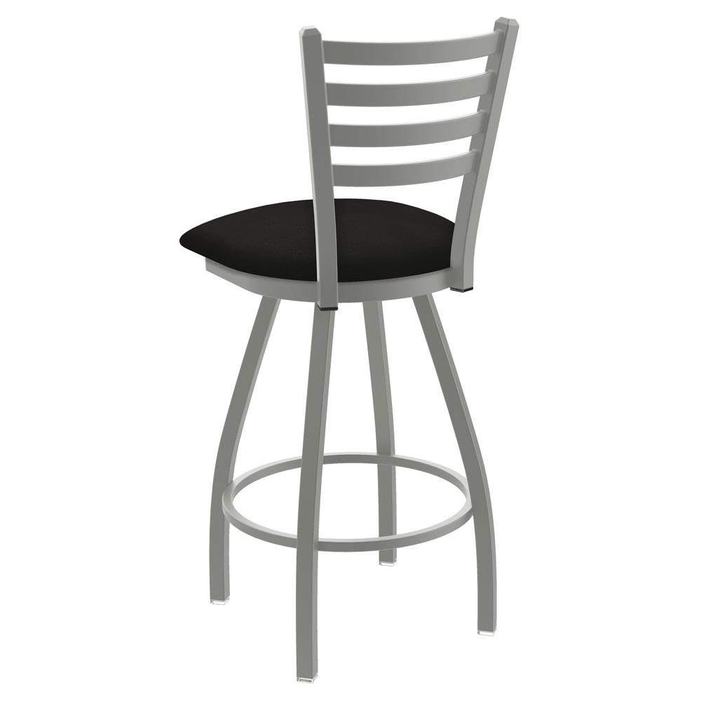XL 410 Jackie 30" Swivel Bar Stool with Anodized Nickel Finish and Canter Espresso Seat. Picture 2