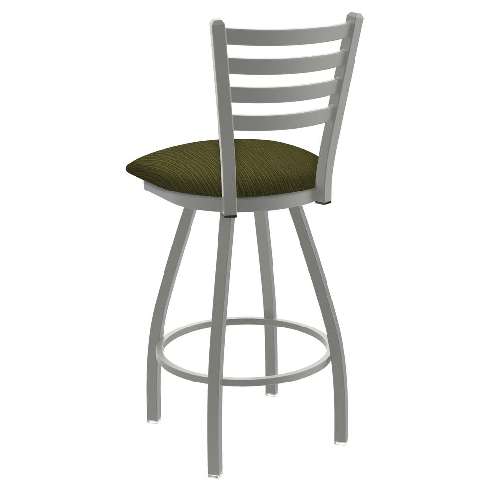 XL 410 Jackie 30" Swivel Bar Stool with Anodized Nickel Finish and Graph Parrot Seat. Picture 2