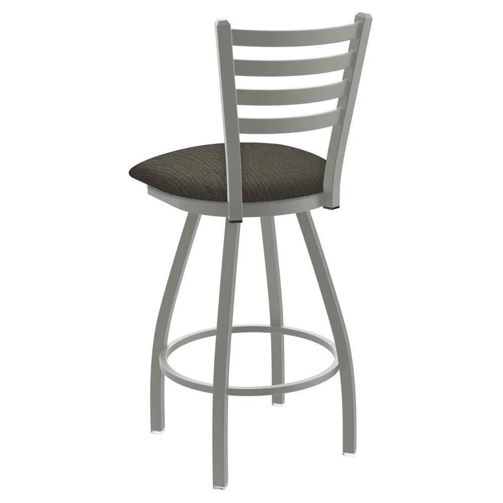 XL 410 Jackie 30" Swivel Bar Stool with Anodized Nickel Finish and Graph Chalice Seat. Picture 2