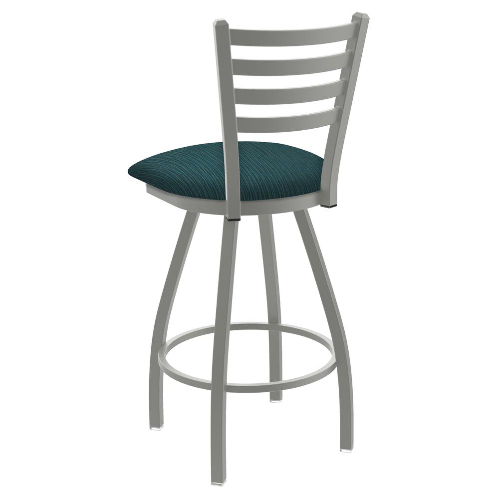 XL 410 Jackie 30" Swivel Bar Stool with Anodized Nickel Finish and Graph Tidal Seat. Picture 2