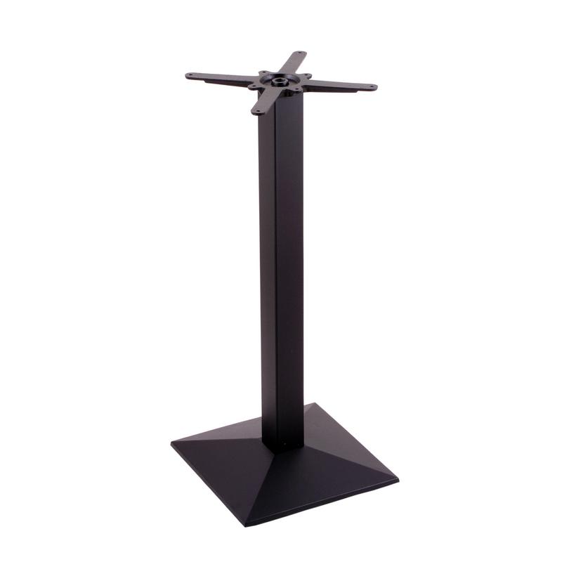 217 Black Cast Iron Counter Height Base with Square Foot. Picture 1