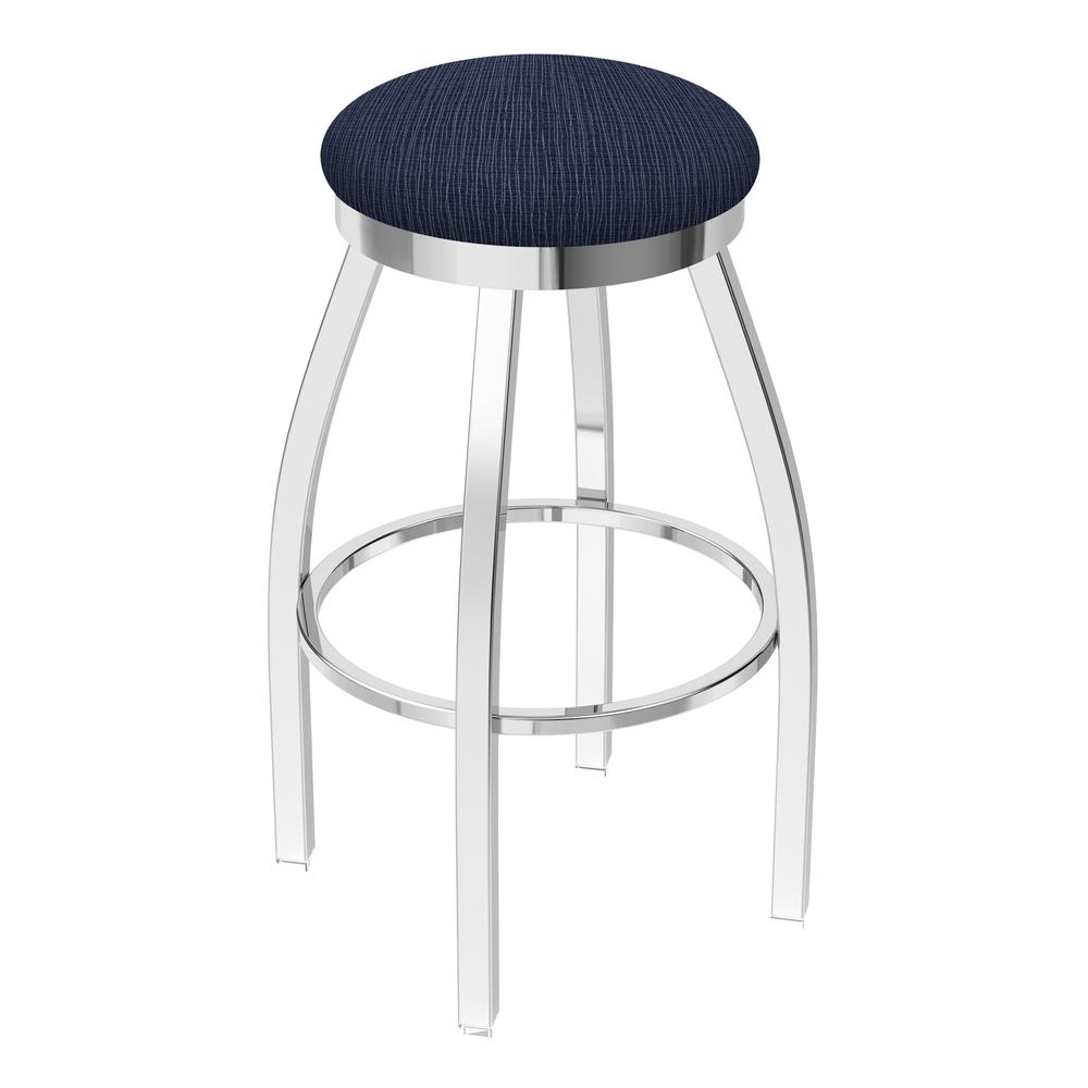802 Misha 36" Swivel Extra Tall Bar Stool with Chrome Finish and Graph Anchor Seat. Picture 1