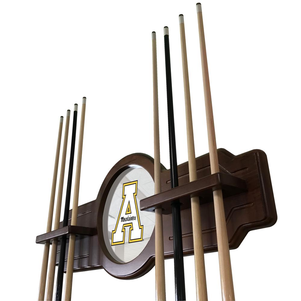 Appalachian State Cue Rack in English Tudor Finish. Picture 2