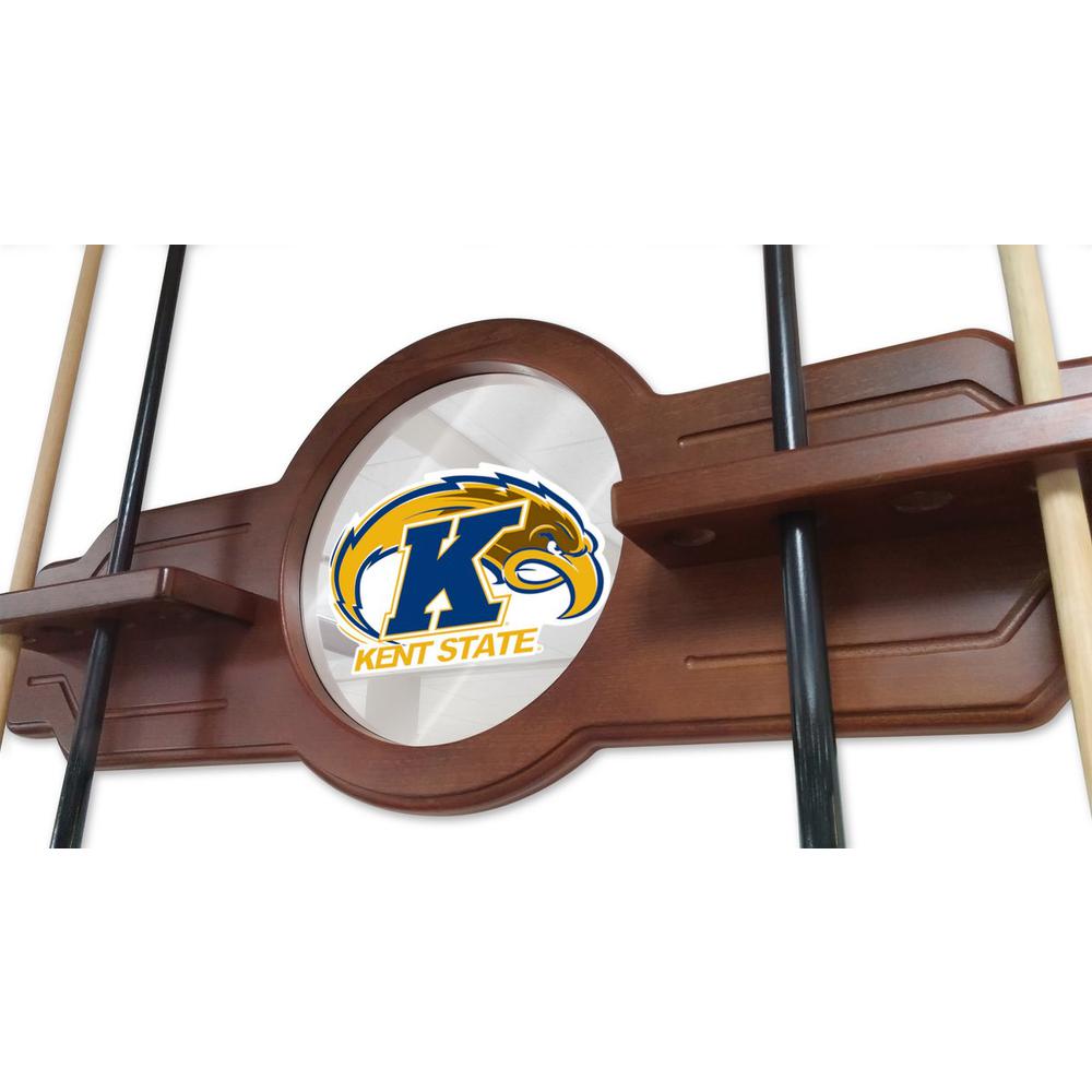 Kent State Cue Rack in English Tudor Finish. Picture 3