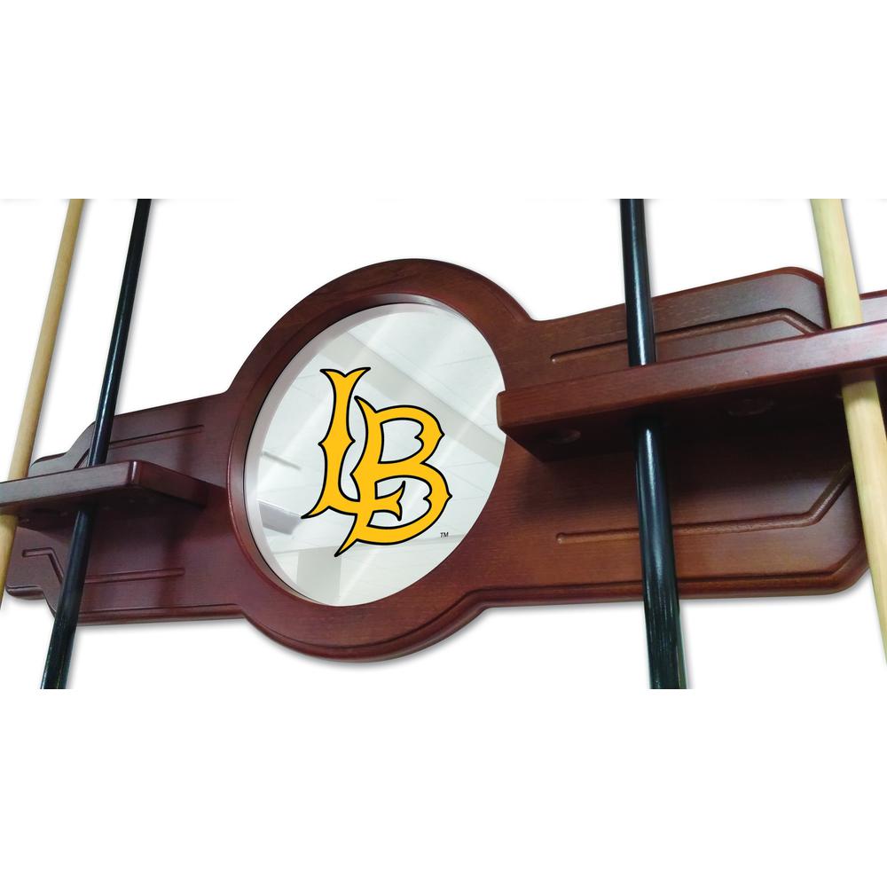 Long Beach State University Cue Rack in English Tudor Finish. Picture 3