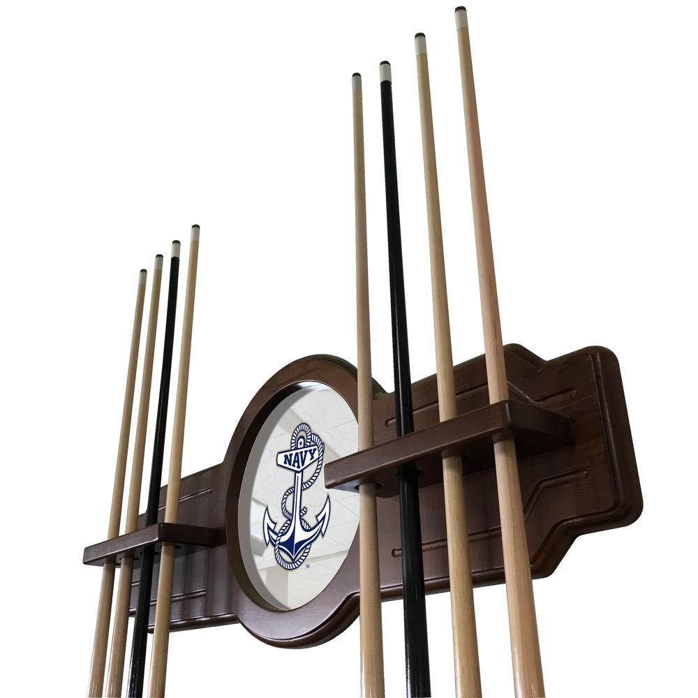 US Naval Academy (NAVY) Cue Rack in English Tudor Finish. Picture 2