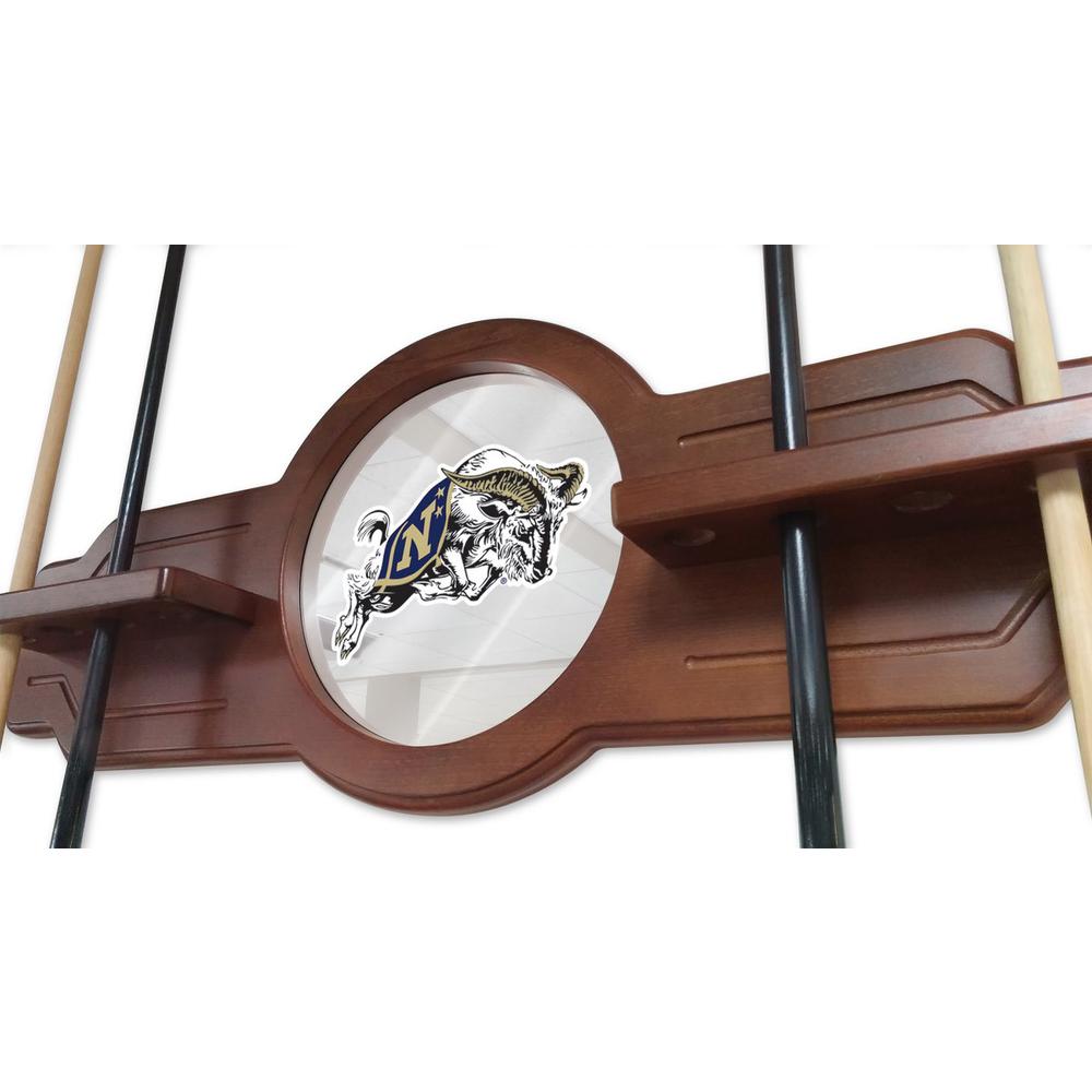 US Naval Academy (NAVY) Cue Rack in Navajo Finish. Picture 3