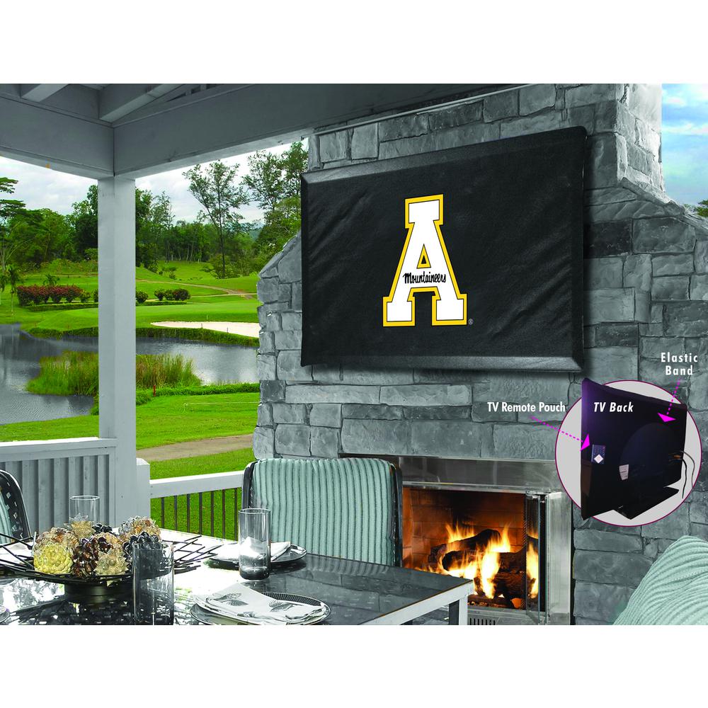 Appalachian State TV Cover (TV sizes 50"-56") by Covers by HBS. Picture 1