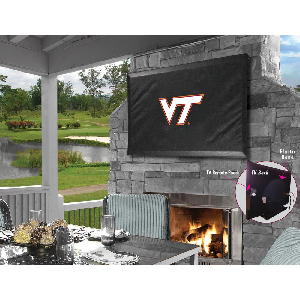 Virginia Tech TV Cover (TV sizes 50"-56") by Covers by HBS. Picture 1
