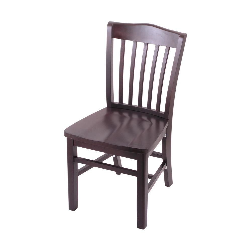 3110 18" Chair with Dark Cherry Finish and a Dark Cherry Seat. The main picture.