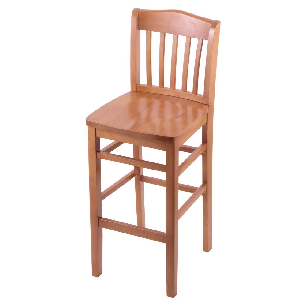 3110 25" Counter Stool with Medium Finish and a Medium Seat. The main picture.